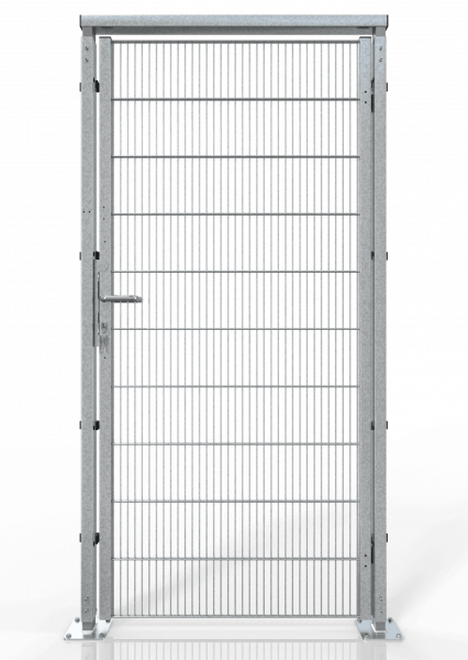 Drehtür für Kellertrennwand ECONFENCE® BASIC LINE ZINK BT01-WB 600x2400MM