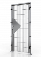 Drehtür für Gittertrennwand ECONFENCE® BASIC LINE ZINK TS01 800x2000MM