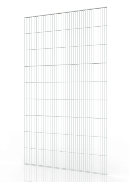 Gittertrennwand für Lagereinhausung ECONFENCE® BASIC LINE 1000x2000mm RAL-7035