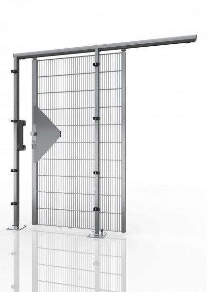 Schiebetür für Kellertrennwand ECONFENCE® BASIC LINE ZINK BT01 1000X2400mm