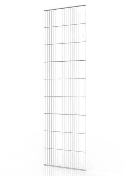 Gittertrennwand für Lagereinhausung ECONFENCE® BASIC LINE 500x2000mm RAL-7035