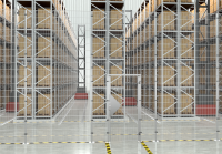 GITTERTRENNWAND FÜR LAGER & LOGISTIK, Zaunpaket ECONFENCE® BASIC LINE ZINK HÖHE 4000MM